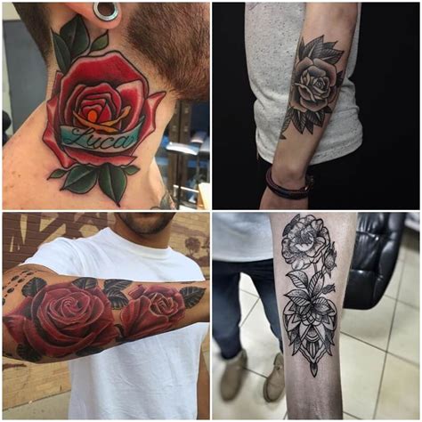 Tatuajes de rosas para hombres: significados,。